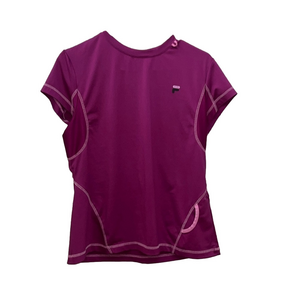 Fila sport fuchsia athletic moisture wicking sporty tee shirt